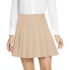 Urban CoCo Women's Pleated High Waist Solid School Uniform Skirt
