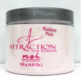 NSI ~ Attraction Nail Powder ~ 130g/4.6oz ~ Pick your color! - 7503 Radiant Pink