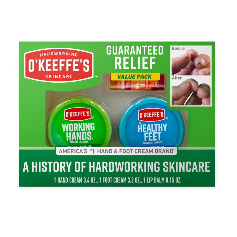 O'Keeffe's Set de Cuidado: Manos, Pies y Labios con Cereza
