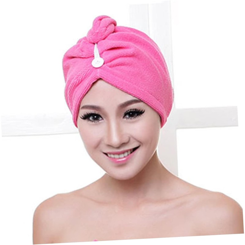 Ipetboom Toallas De Microfibra Afelpadas Para Secar El Cabello Gorro