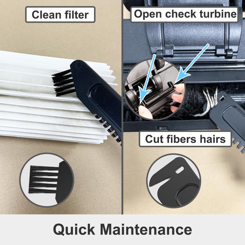 Kodahome Turbo Brush Vacuum Attachment, Compatible with Miele Canister Vacuums,