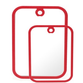 Tempered glass cutting boards,non toxic cutting boards for kitchen,clear chopping board for countertop,glass cutting board,non-slip,dishwasher safe,two size combination.