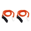 2pcs Kayak Paddle Leashes Stretchable Safety Canoe Paddle Leash Kayak