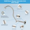 Hibbent All Metal Upgraded 18'' Shower Head Extension Arm, Shower