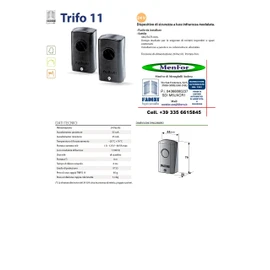 TRIFO 11 FADINI Photocells for Automatic Gate