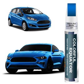 E7 Velocity Blue Metallic Touch Up Paint for Ford, Car Paint Pen Scratch Repair Two-In-One Touch Up Paint, Premium Car Scratch Remover for Deep Scratches