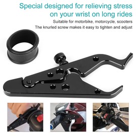 Cruise Control Throttle Assistant, Universal Motorcycle Cruise Handlebar Speed Control Gas Clamp Locking Assistant Tool for Motorcycle Motorcycle