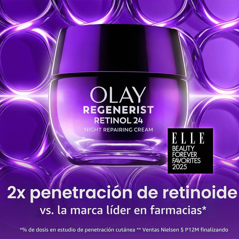 Olay - Crema Facial Nocturna Retinol 24 de 1.7 oz