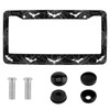Bat Spider Web License Plate Frame, License Plate Frame Holder,Front