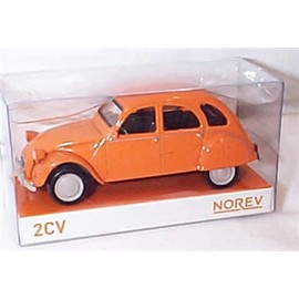 Norev CITR0EN 2CV 6 Club orange hard top car 1:43 scale diecast model