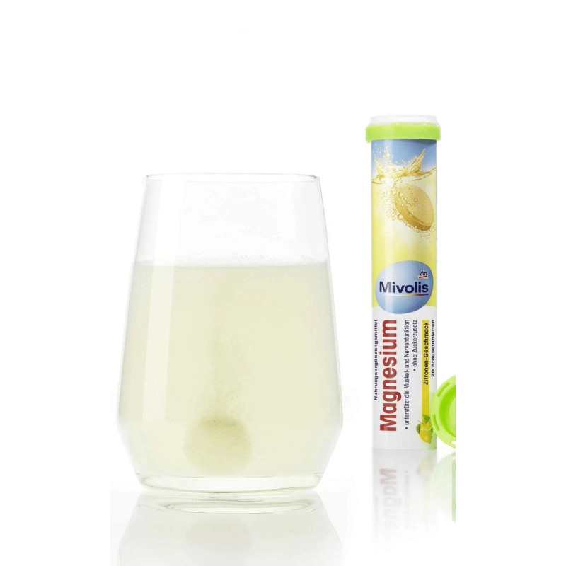 Mivolis Magnesium Effervescent Tablets - Dietary Supplements 4 Packs X