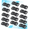BESPORTBLE 50pcs Rotary Safety Buckles for Backpacking - Durable Multifunctional