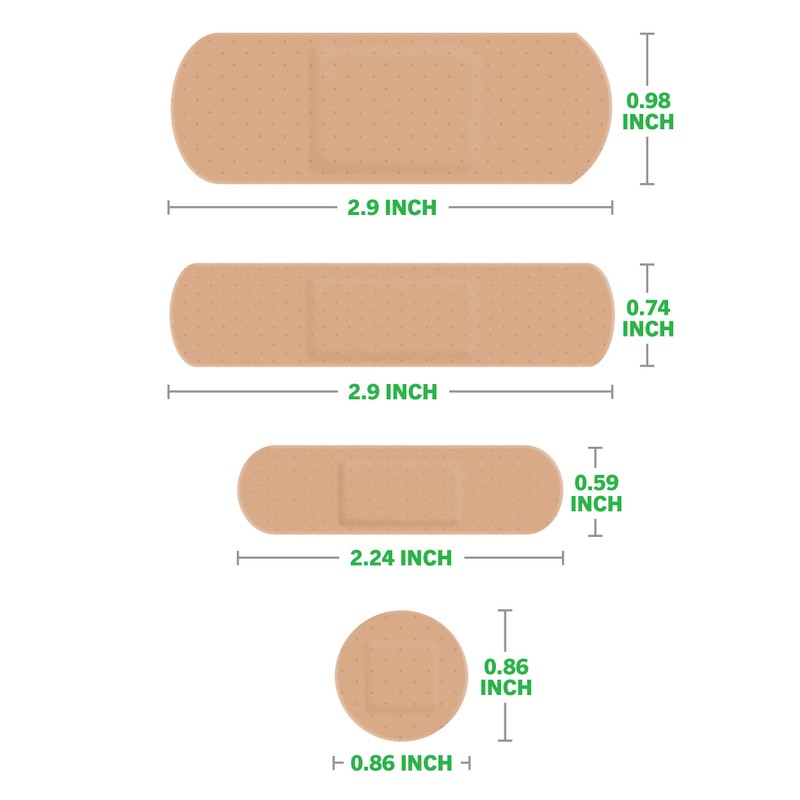 Nexcare™ Ultra Stretch Bandages CS201-CA, Assorted Sizes, 50/Pack