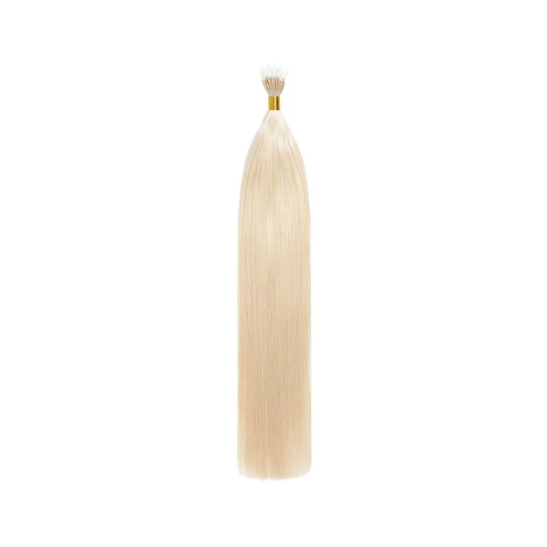 Cliphair US Lightest Blonde (#60) Remy Royale Nano Bond Hair Extensions, 18" (50g)