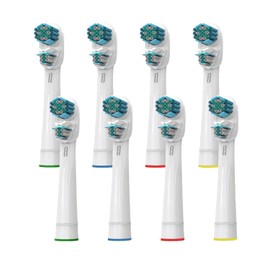 8 Pack Replacement Brushes for Oralb Dual Clean Replacement Heads Compatible with Braun Oralb Fits Vitality, Triumph, Genius, Professional and Others