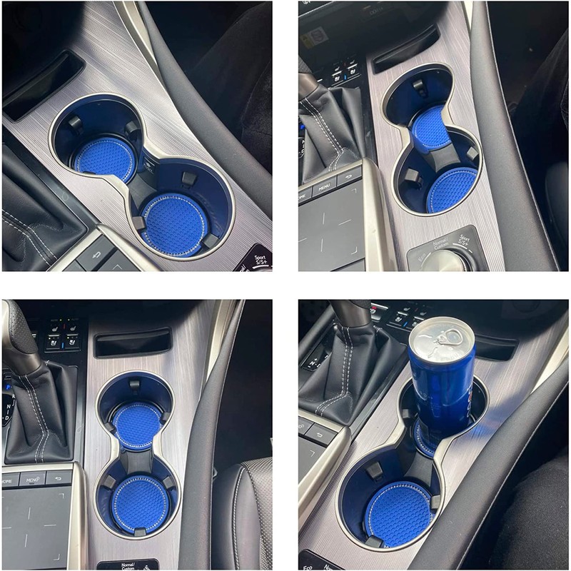 JUSTTOP Car Cup Holder Coaster, 2 Pack Universal Auto Anti
