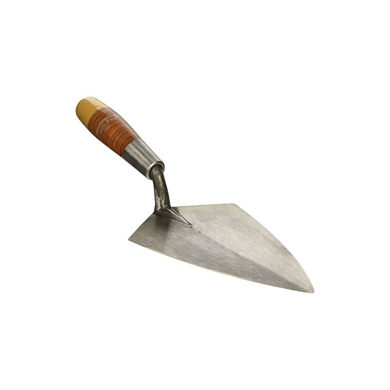Kraft Tool RO310-9 9" Philadelphia Brick Trowel w/Leather Handle