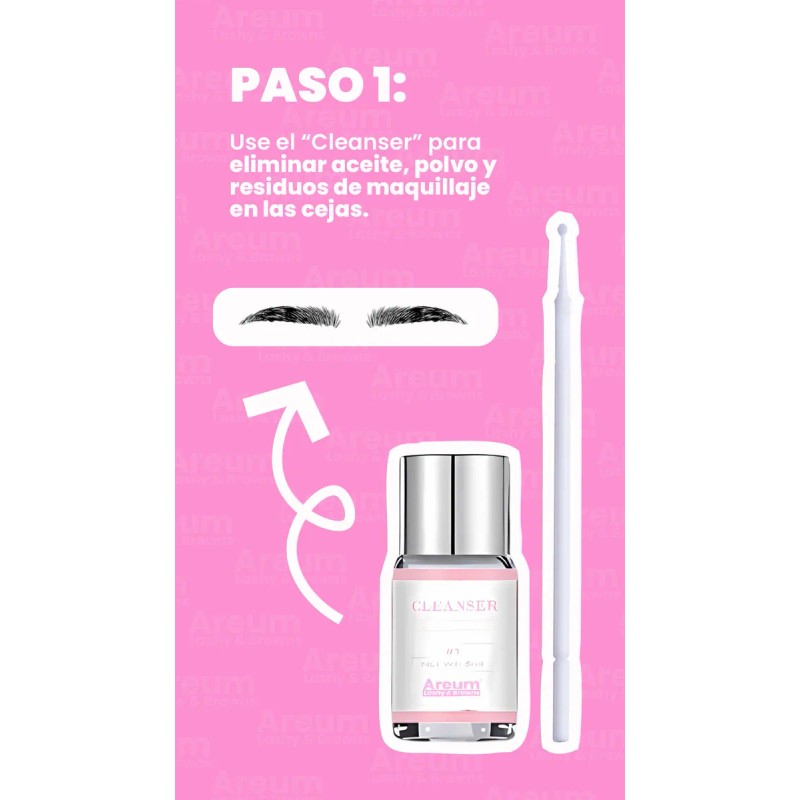 Kit Planchado De Cejas Profesional Areum Lashy & Browns