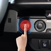 TOMALL Aluminum Engine Start Stop Push Button Cover Trim Compatible