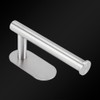 Wall Mount Single Toilet Paper Holder Stainless Steel Tissue Roll