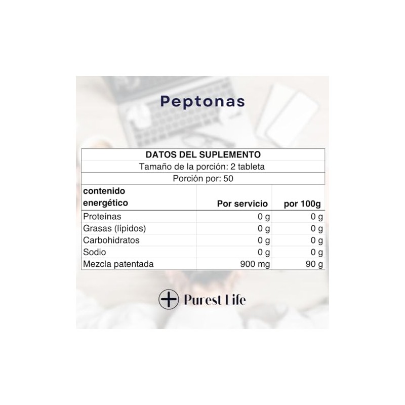 Peptones Perfect Booty Purest Life – Suplemento para Glúteos, 100