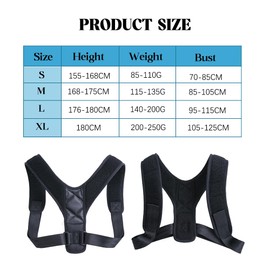 TOEECY Haltungskorrektur Rücken mit 1 Paar Schulterpolster Rückenstützgürtel Gerader Rücken Geradehalter Verstellbare Haltungstrainer Schultergurt Rückenreha Rückenstütze für Damen Herren (M)