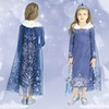 Gridamea Elsa Dress for Girls, Anna Costume, Princess Dress, Kids