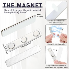 Relaxweex 48 Pairs Outdoor Curtain Weights, Waterproof Outdoor Curtain Magnets for Heavy Wind, Patio, Mosquito, Cabana, Gazebo, Flags, Indoor(Silver)