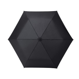 Mabu SMV-41446 Parasol, Folding Umbrella, Parasol, Unisex, 21.7 inches (55 cm), Basic Light, Multi Mini R, Noir, Rain Umbrella, UV Protection, Light Blocking, Sun or Rain, Stylish, Cute, Lightweight,