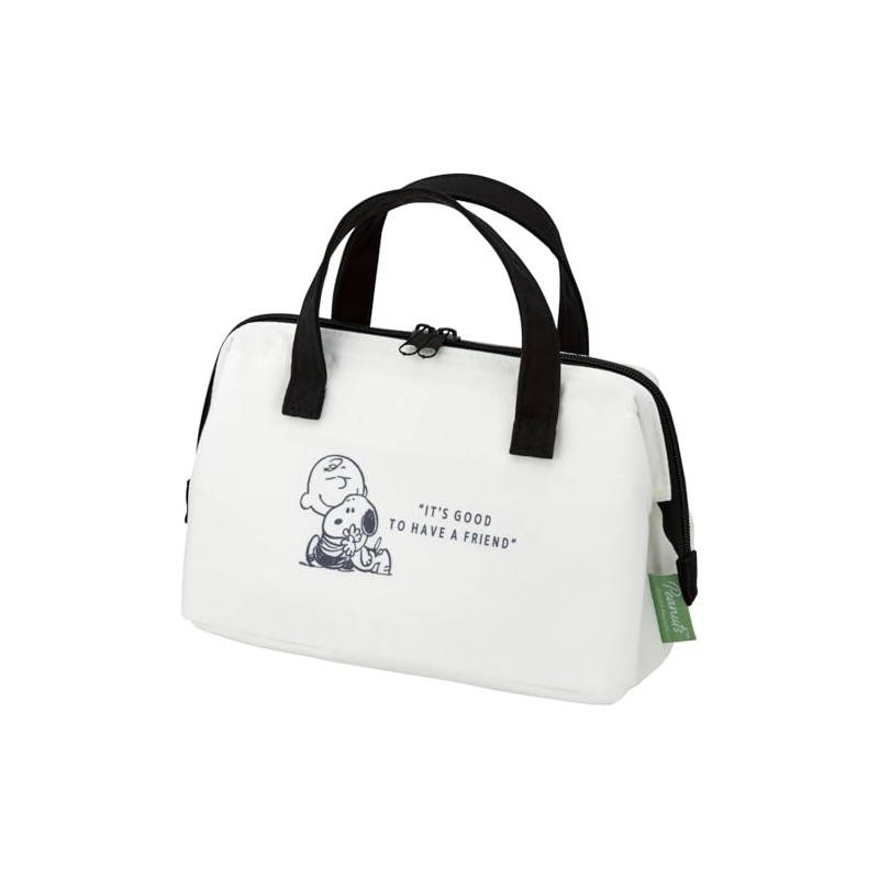 Skater KGA1 Snoopy Badge Insulated Lunch Bag