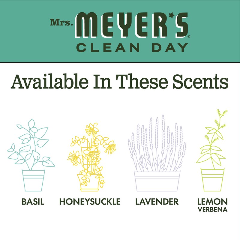 MRS. MEYER'S CLEAN DAY All-Purpose Cleaner Spray, Basil, 16 fl.