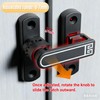 90/180 Degree Adjustable Barn Door Latch,Small Slide Door Lock Adjustable