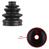 Caltric 2 Front Inner Outer Axle CV Boot Kit for