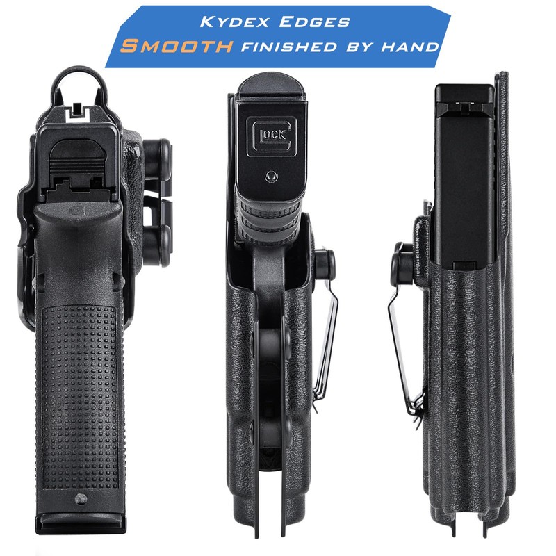 IWB Kydex Holster for Glock 17 19 19x 22 23