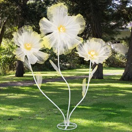JoyHue 5.6 Ft Large Artificial Paper Flowers Decoration Giant Flowers Decor for Birthday Party Garden Office Home Wedding Wall Graduation Shop Window Display Baby Shower