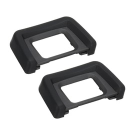PATIKIL DK-24 Viewfinder Eyepiece Eyecup, 2 Pack Camera Eyecup Eye Cup Protector Replacement Accessories for Nikon Block Flare and Sunlight Scratch Resistance Protection, Black