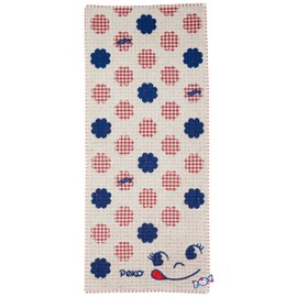 Marushin 2965003900 Peko & Poko Face Towel, Smile Milky, Cotton, Antibacterial, Deodorizing, 2 Sizes Available