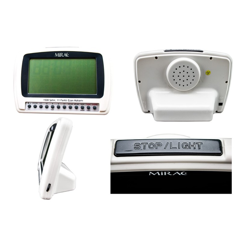 MIRAC AZAN Tischuhr - 2000 Städte