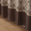 MVSUTA Sterling Farmhouse Brown Waterproof Polyester Fabric Chocolate Vintage Printed