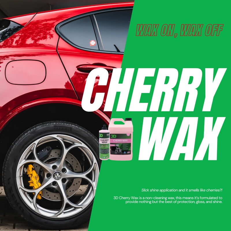 3D Cherry Wax - Deep Gloss, Wet Look Carnauba Car