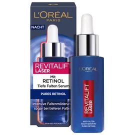 L'Oréal Paris Revitalift Laser Anti-Wrinkle Night Serum with Pure Retinol, Vitamin A, Nourishing Oil & Hyaluronic Acid, 30 ml