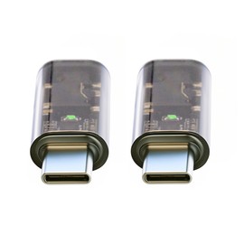 xiwai 2 Pack Type C USB-C to 3.5mm Audio AUX & 16bit 48kHz MIC Sound Card Adapter Compatible with Laptop Tablet Phone