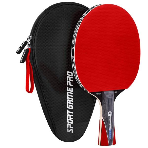 Ping Pong Paddle with Killer Spin + Case for Free