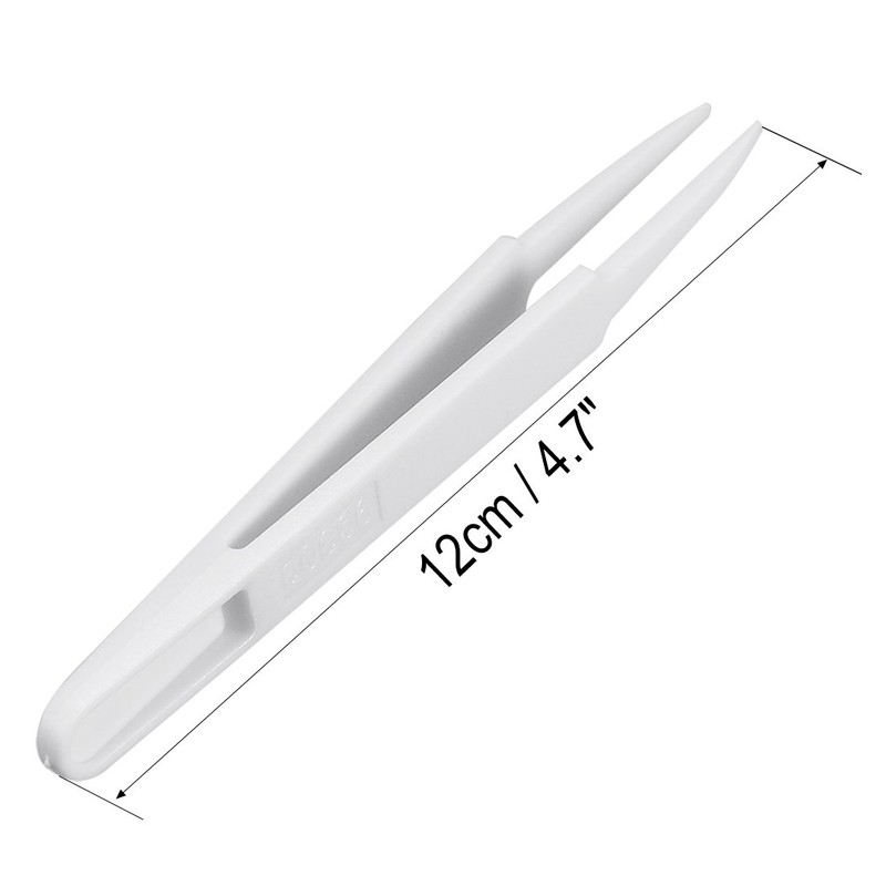 Sourcingmap Soft Plastic Anti-Static Tweezers, Precision Point Tip for Craft