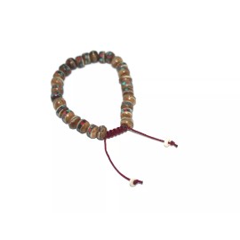 Adjustable Tibetan prayer beads Gypsy bracelet Yoga wrist mala Tribal bracelet