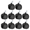 M METERXITY 10 Pack Swivel Casters - 360 Degree Threaded