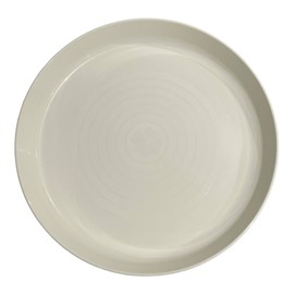 Caribou Living Kalas Plastic Reuseable Plates 19x2cm Kids Dinner Lunch Snack Camping Pastel Colours 6pcs Cream Plates