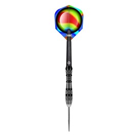 Shot! AI Mimic Steel Tip Dart Set 90% Tungsten Barrels, Front Weighted professional darts for bristle dartboard