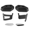 Motorcycle Engine Guard Frame Sliders Crash Protection Black Replacement for