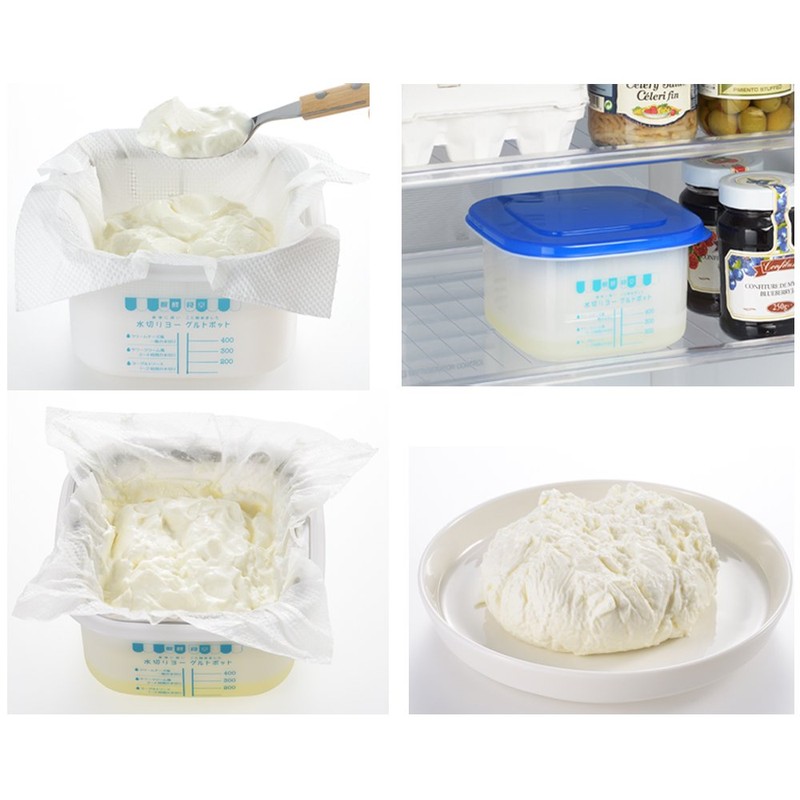 Yoshikawa Fermented Food Restaurant Water-Draining Yogurt Pot SJ1884